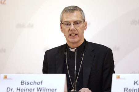 Pressegespräch bei der bei der Herbst-Vollversammlung der Deutschen Bischofskonferenz in Fulda