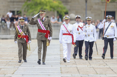 König Felipe bei Ordensverleihung in San Lorenzo de El Escorial