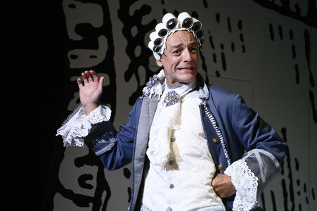 Theaterprobe 'Der eingebildet Kranke' in Berlin