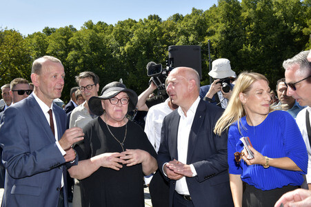 Pressekonferenz 65 Jahre Mauerbau in Berlin