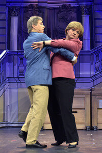 Theaterprobe 'Miss Merkel - Mord in der Uckermark' in Berlin