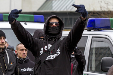Pegida Demonstration, Wuppertal