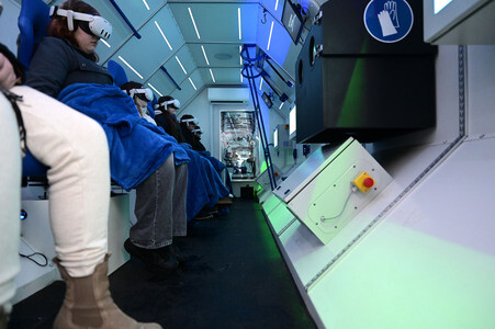 Der High-Tech-LKW Spacebuzz One in Görlitz