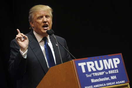 Wahlkampfrede von Donald Trump in Manchester