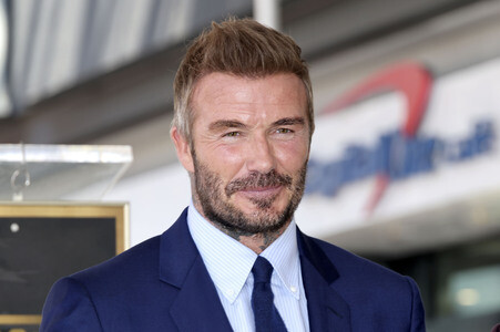 David Beckham erhält einen Stern auf dem Hollywood Walk of Fame in Los Angeles