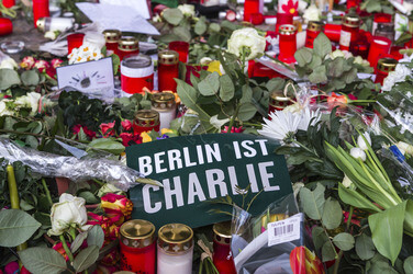 Mahnwache für die Pariser Terroropfer, Berlin