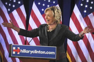 Hillary Clinton spricht in New York