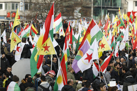Kurden-Demo in Köln