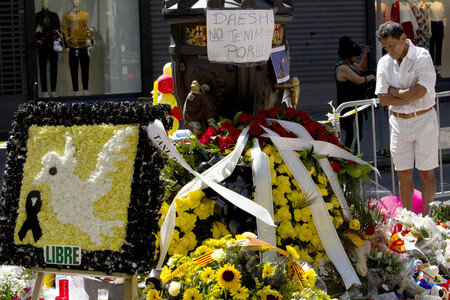 Las Ramblas nach dem Terroranschalg in Barcelona