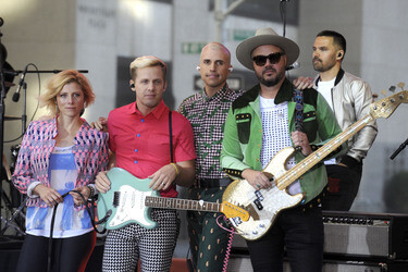 Neon Trees in der NBC-Show 'Today', New York
