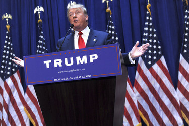 Donald Trump Pressekonferenz in New York