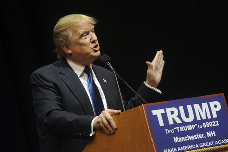 Wahlkampfrede von Donald Trump in Manchester