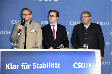 Wahlkampfveranstaltung der CSU in München