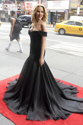 Enthüllung der Scarlett Johansson Wachfigur in New York