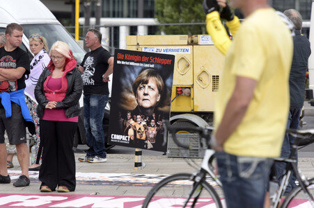 'Merkel muss weg' Demo in Berlin