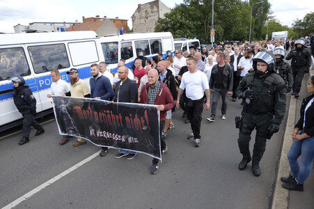 Nazi-Aufmarsch in Berlin