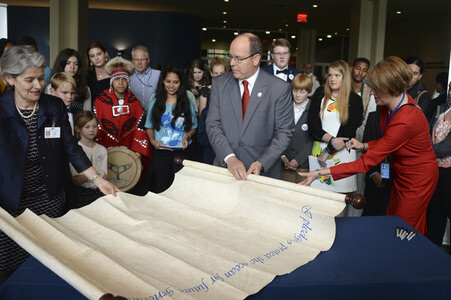 'Ocean Pledge' Unterzeichnung bei der UN in New York