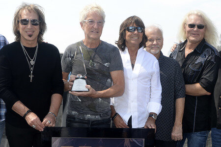 RIAA Diamond Award Verleihung an REO Speedwagon in New York