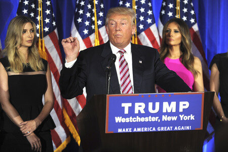 Wahlkampfrede von Donald Trump in Briarcliff Manor