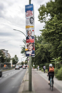 Bundestagswahlkampf-Plakate in Berlin