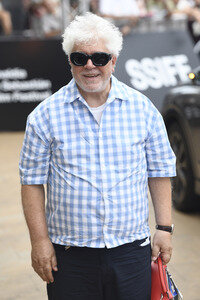 Ankunft von Pedro Almodóvar auf dem San Sebastian International Film Festival 2025
