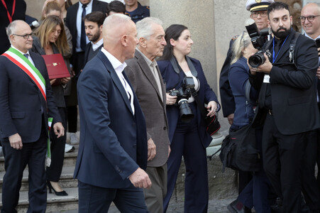 Verleihung des Lupa Capitolina an Robert De Niro in Rom