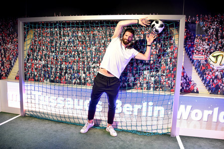 Einweihung des Fußball-WM Bereichs bei Madame Tussauds Berlin