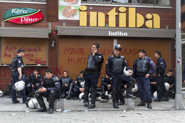 Maidemonstration in Istanbul