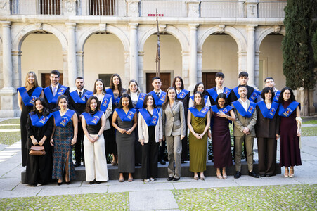Königin Letizia von besucht die Universität Alcalá in Alcalá de Henares