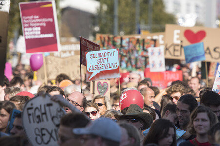 Demonstration 'Unteilbar' in Berlin
