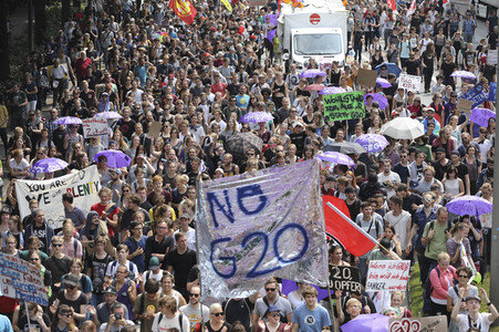 Demonstration 'Bildungsstreik - Jugend gegen G20' in Hamburg