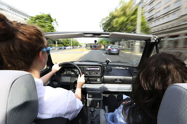 Symbolfoto Cabrio-Fahrt