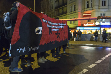 Demo gegen Europäischen Polizeikongress, Berlin