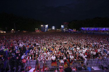 WM-Fanmeile beim Finalspiel Deutschland gegen Argentinien, Berlin