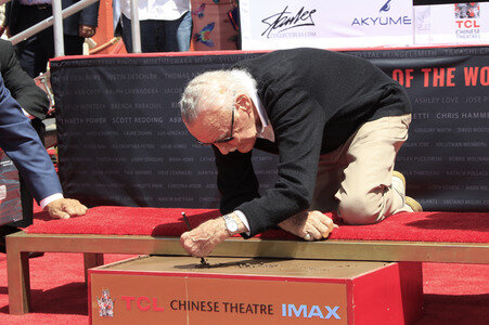 Hand and Footprint Ceremony mit Stan Lee in Los Angeles