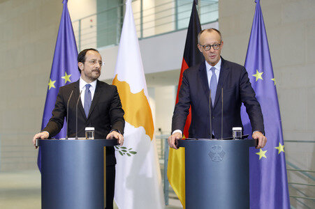 Empfang des Präsidenten der Republik Zypern in Berlin