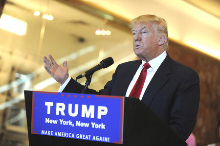 Donald Trump Pressekonferenz in New York