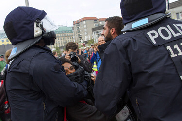 Gegendemonstration zum 'Marsch für das Leben', Berlin