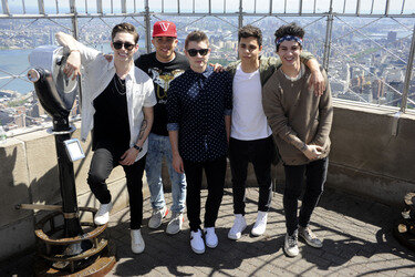 Midnight Red besuchen das Empire State Building, New York