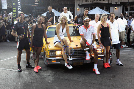 Nike Street Tennis Event in New York