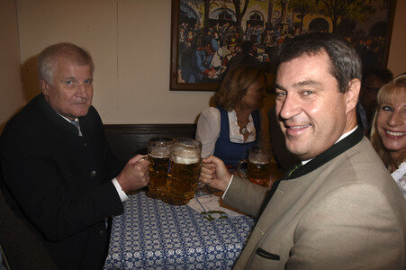 Wiesn-Einzug auf dem Oktoberfest in München