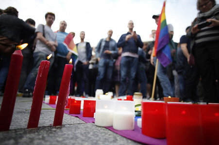 Mahnwache für die Opfer des Terror-Anschlags von Orlando in Köln
