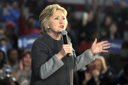 Wahlkampfrede von Hillary Clinton in New York