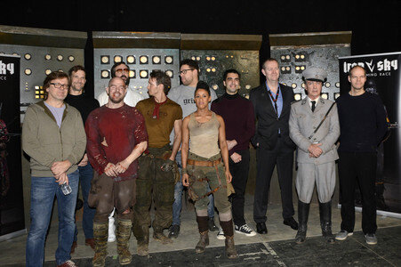 Dreharbeiten zu 'Iron Sky: The Coming Race' in Lint