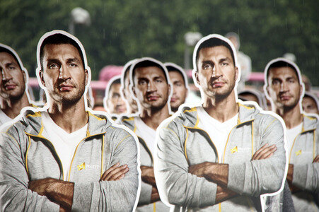 Fototermin mit 200 Wladimir Klitschkos in Berlin