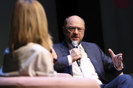 Martin Schulz zu Gast bei 'BRIGITTE Live' in Berlin