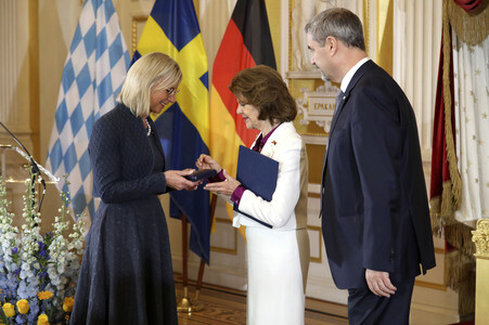 Besuch von Königin Silvia von Schweden in München