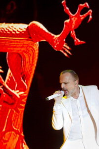 Konzert von Miguel Bosé in Torrejón de Ardoz