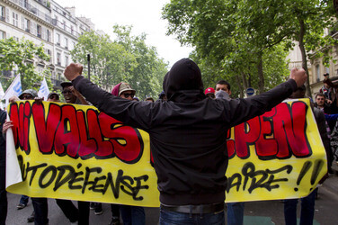 Demonstration gegen die Front National, Paris