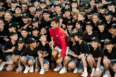 Tennis Match Novak Djokovic vs Andy Murray in Madrid